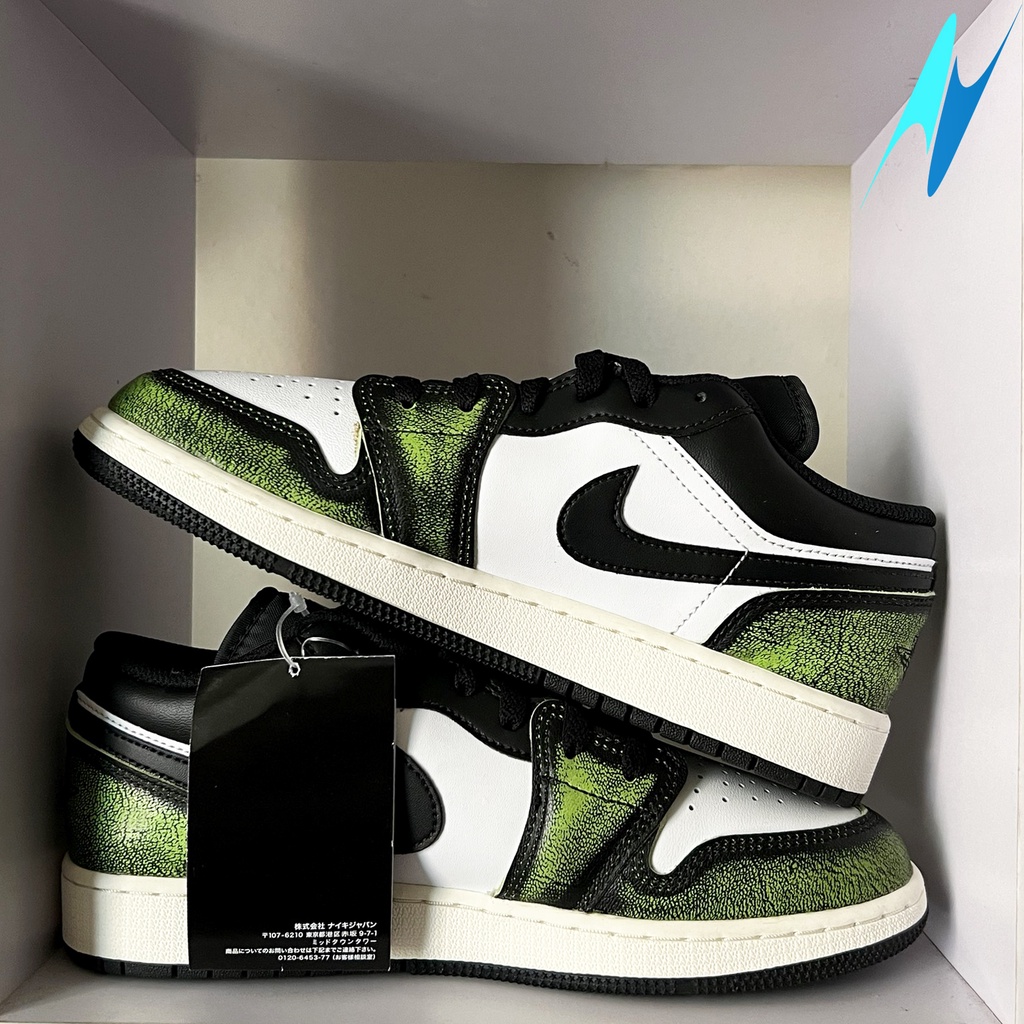Giày Nike Air Jordan 1 Low SE GS 'Electric Green' chính hãng 100%