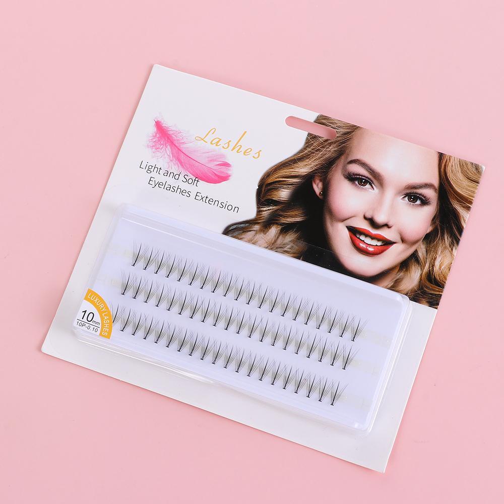 WATTLE Cụm Lông Mi Giả Mềm Mại Tự Nhiên DIY