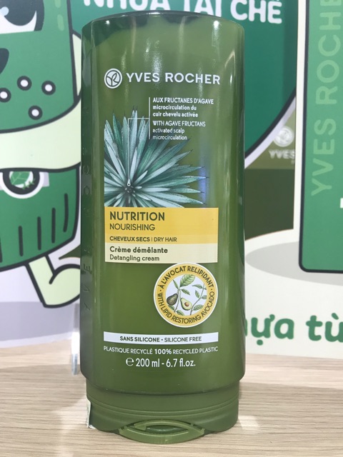 CHĂM SÓC TÓC NUÔI DƯỠNG• NOURISHING dầu gội, dầu xả, mặt nạ, kem dưỡng ngày Yves rocher