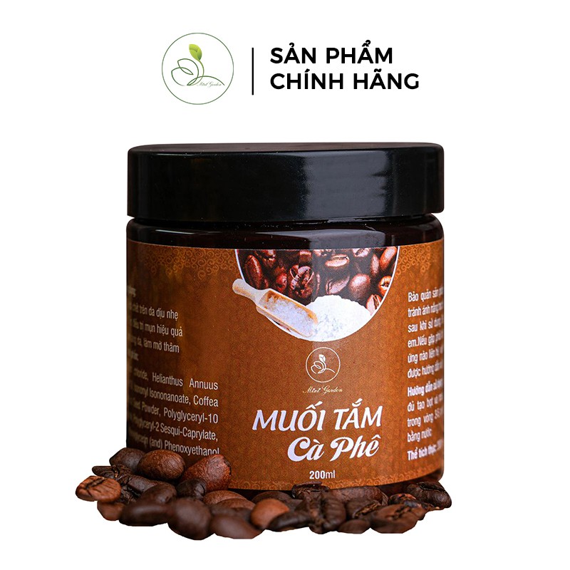 [CHÍNH HÃNG] Muối Tắm Cà Phê Mini Garden Trắng Sáng Da Hiệu Quả