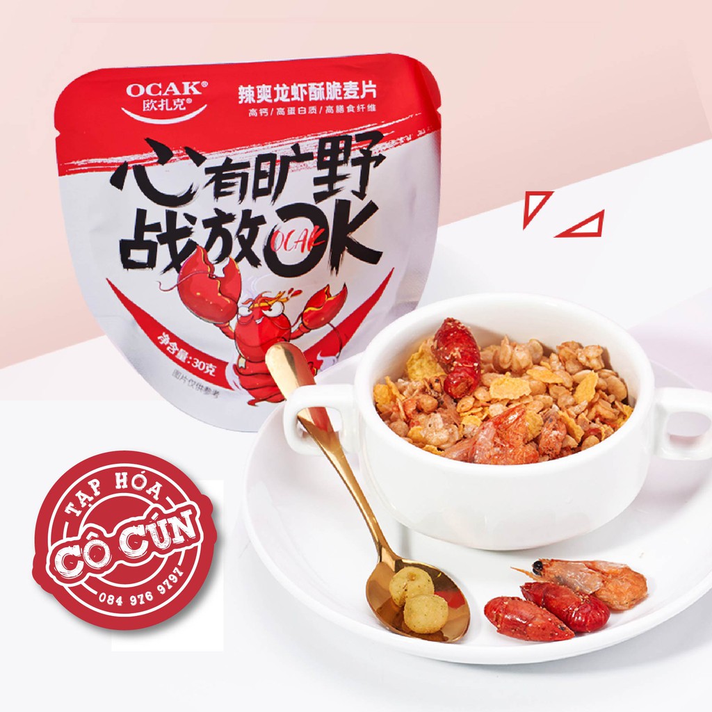 [OCAK] SET NGŨ CỐC TÔM HÙM HỘP ĐỎ - TIÊU CHIẾN ĐẠI NGÔN