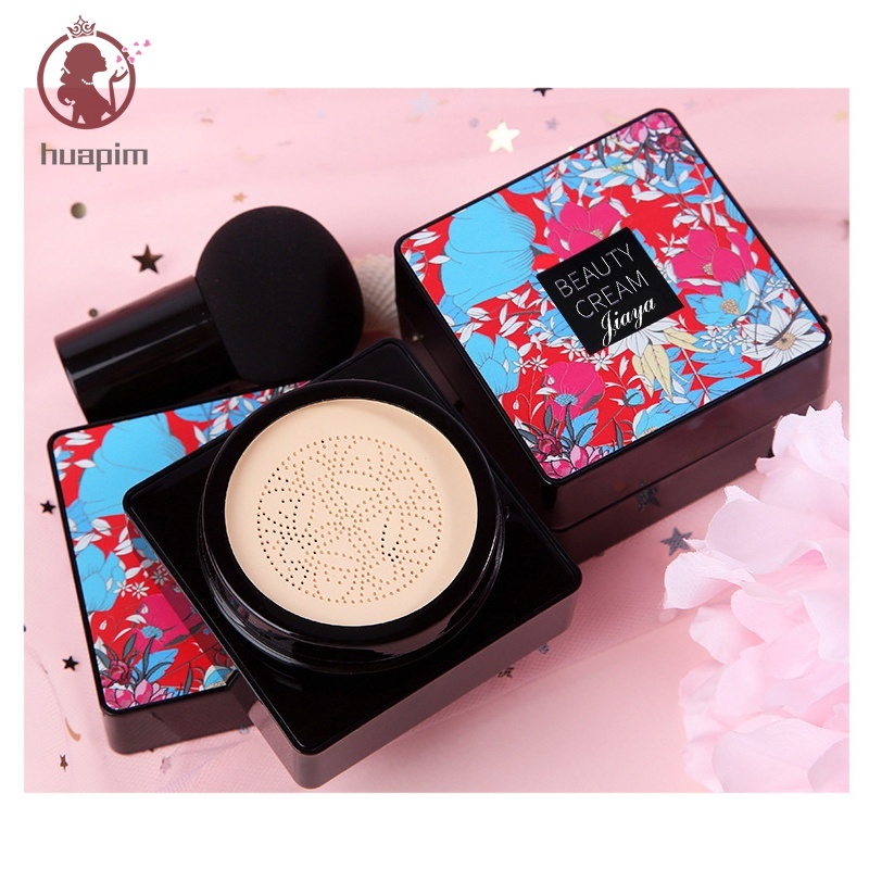 Kem Nền Cc Air Cushion Dưỡng Ẩm Lâu Trôi Che Khuyết Điểm Làm Trắng Da Kèm Cọ Đầu Nấm Tiện Dụng | BigBuy360 - bigbuy360.vn