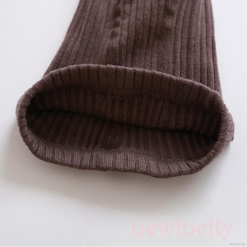 Quần legging dài phối viền ren phong cách Hàn Quốc thời trang xinh xắn cho bé gái