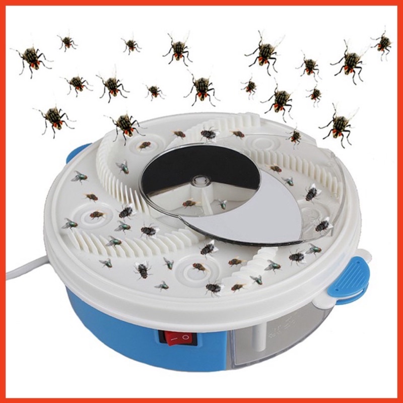 Máy Bắt Ruồi Tự Động Thông Minh, Dụng Cụ Bắt Ruồi Pin Sạc. Máy Bắt Ruồi Chạy Điện Không Dùng Hóa Chất ( Tặng Kèm mồi )