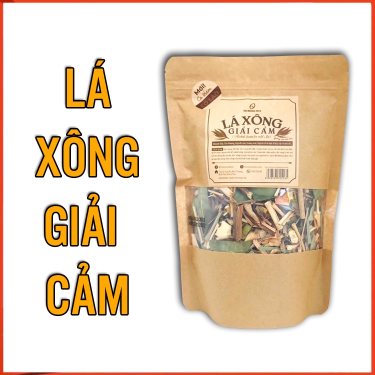 Lá Xông giải cảm (Gói 90gr) Thảo dược thiên nhiên, giải cảm, cúm, ho sốt, phòng và chống dịch bệnh hiệu quả.