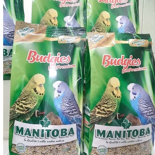 Hạt trộn hoàn chỉnh cho yến phụng của manitoba (Ý) có viên nén Nectar gói 3kg