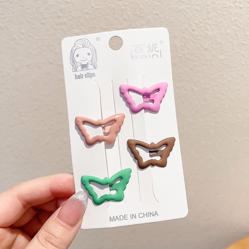 Kẹp Tóc Hình Ngôi Sao Trái Tim Màu Sắc Dễ Thương Thời Trang Mùa Hè Cho Bé Gái