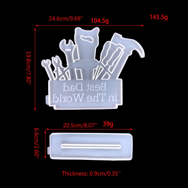 Khuôn Silicone Làm Mặt Dây Chuyền Diy Phù Hợp Cho Ngày Của Cha