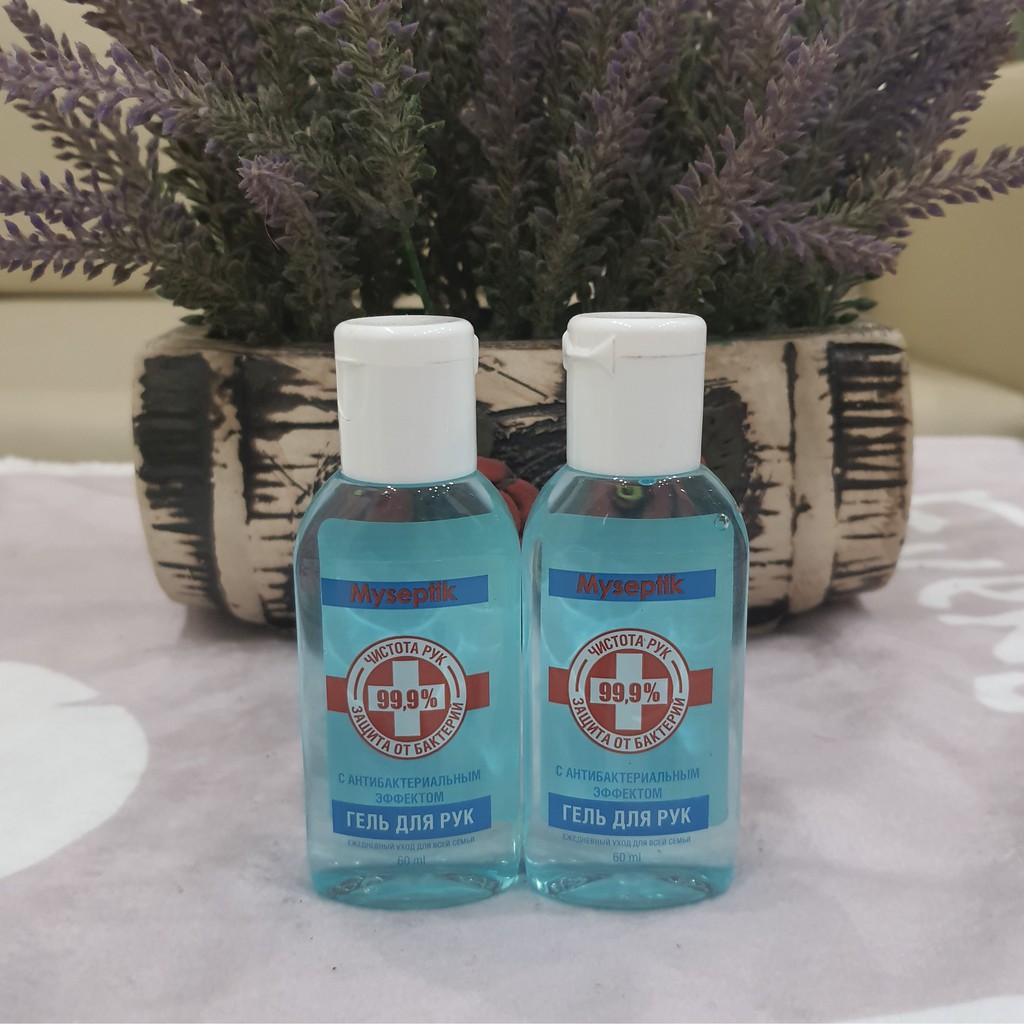 Gel rửa tay khô Myseptik, 60 ml, Nga