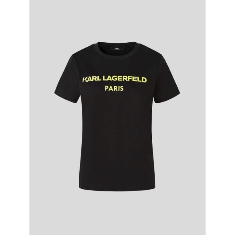 Áo Thun cotton Tay Ngắn In logo karl lagerfeld Thời Trang Cho Nam Và Nữ