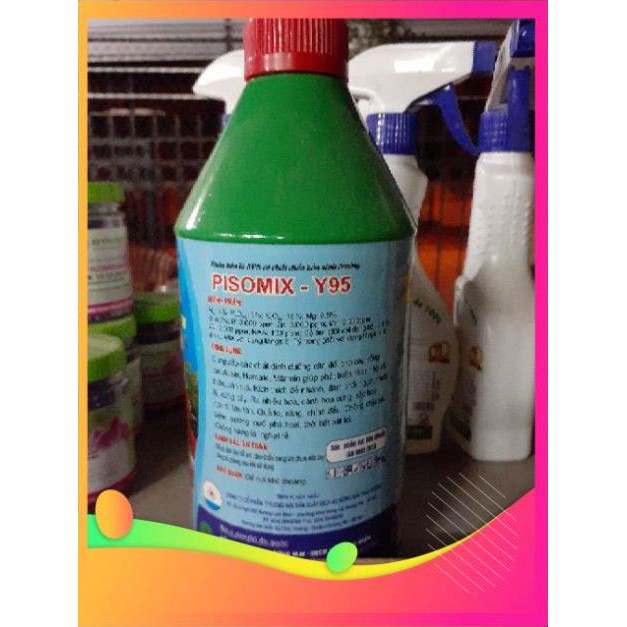 Phân bón chuyên dùng cho hoa cây cảnh PISOMIX_ Y95 Chai 1l