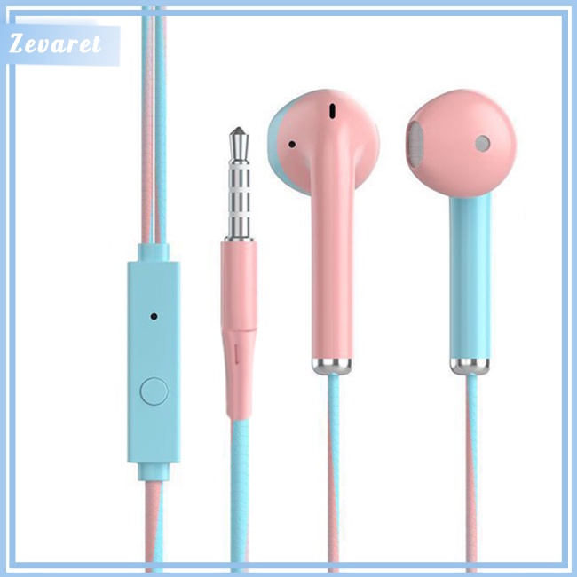 Tai Nghe Nhét Tai Zevaret A12 Có Micro Âm Thanh Hifi Chống Ồn Cho Điện Thoại Thông Minh