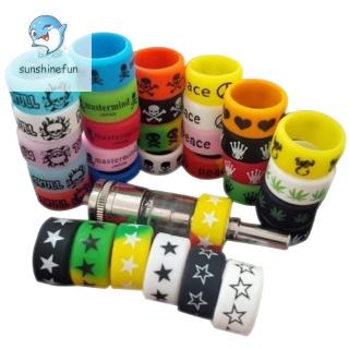 Set 5 Nhẫn Silicon Phong Cách Rock Cá Tính