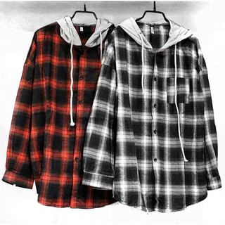 Áo khoác giả sơ mi FLannel