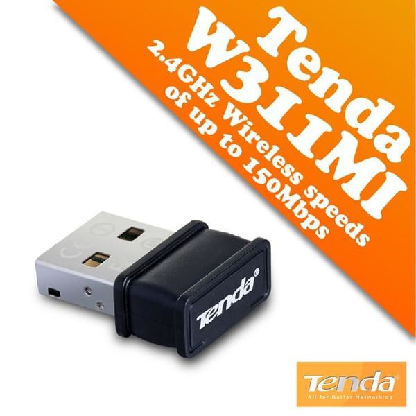 BH 3 năm) Bộ thu sóng wifi USB mini Tenda 311MI/150Mbps | BigBuy360 - bigbuy360.vn