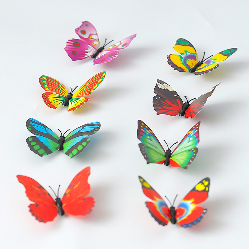 Bộ 12 Con Bướm 3d Dán Tường