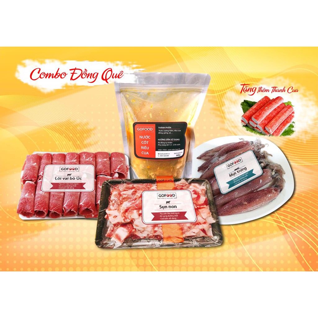 COMBO HAPPY SUN - LẨU RIÊU CUA HẢI SẢN | BigBuy360 - bigbuy360.vn