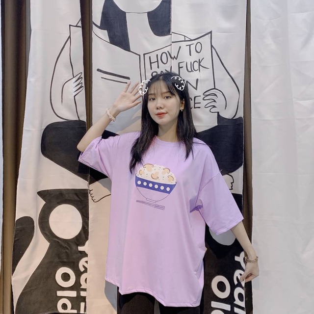 Áo Thun Tay Lỡ In Hình Đồ Ăn Food Unisex | BigBuy360 - bigbuy360.vn