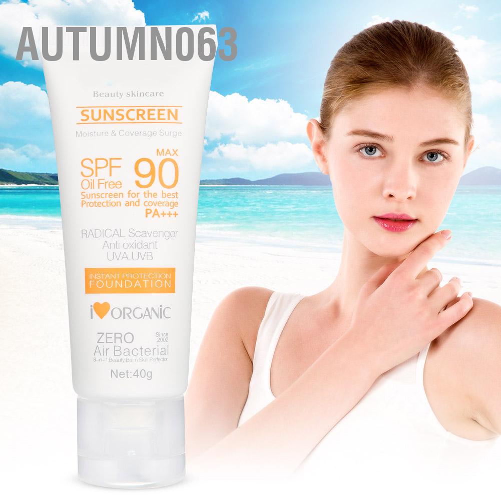 [Hàng mới về] Kem chống nắng chống tia UV bảo vệ dưỡng ẩm dưỡng trắng da daSPF50 +