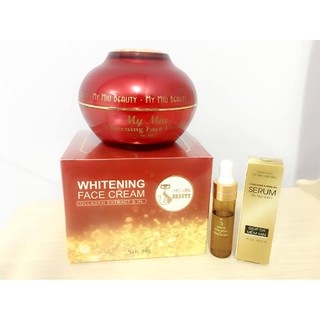 Bộ kem dưỡng trắng da mặt & serum - my miu