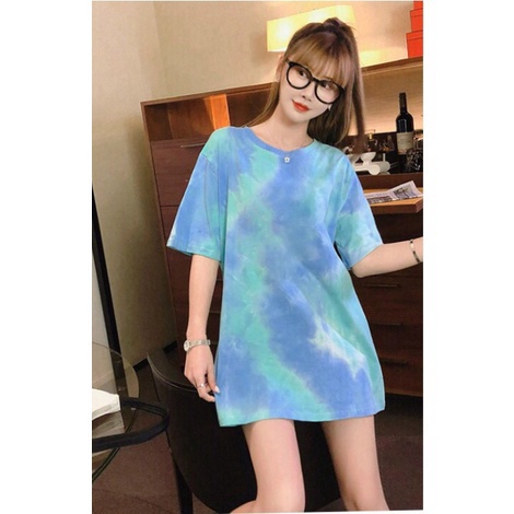 Áo thun loang Cotton form rộng Cực đẹp , tôn dáng phong cách hàn quốc mới độc lạ KME