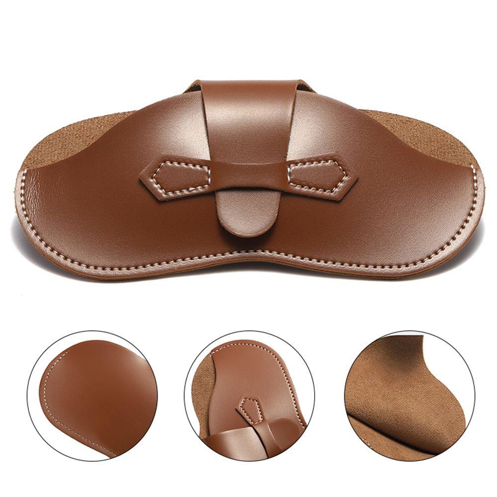 Túi Da PU Đựng Mắt Kính Cầm Tay Cho Nam Nữ