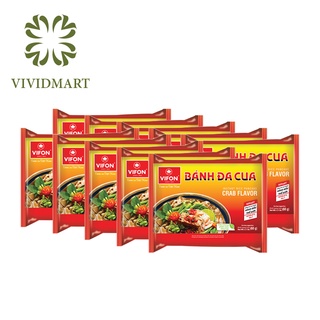 [Toàn quốc] [Set 10 gói] BÁNH ĐA CUA VIFON 60g/GÓI – VIFON