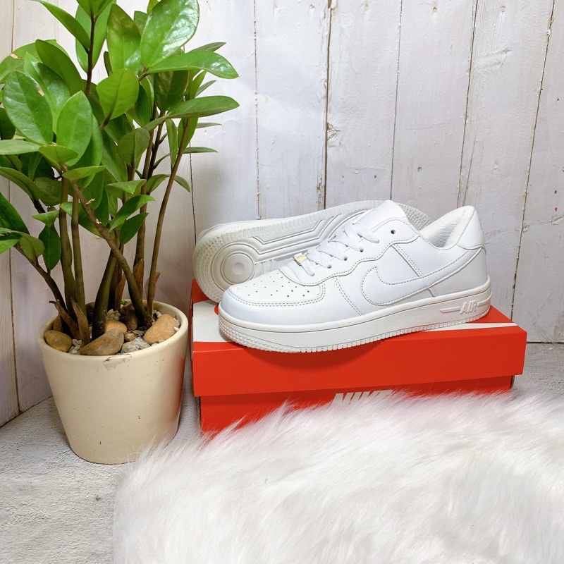 Giày Thể Thao Nam Nữ | Air Force trắng 25