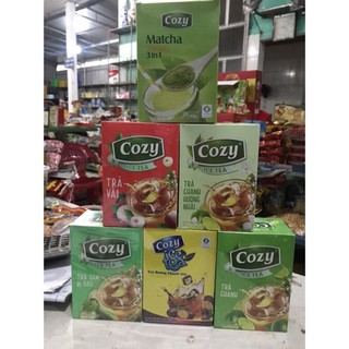 Trà Cozy IceTea các Hương Đào-Chanh-Sâm Bí Đao-Chanh Hương Nhài-Vải