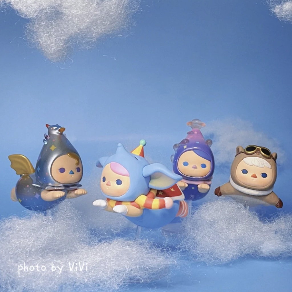 ★Hgtoys★Búp Bê Popmart PUCKY Flight Series Mystery Trang Trí