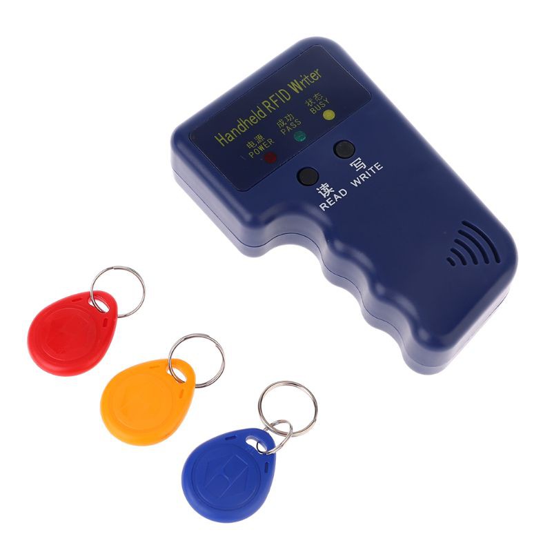 Máy sao chép thẻ RFID 125Khz Id Em4305 T5577 thiết bị coppy sao chép thẻ từ thẻ thang máy, cổng chìa khóa xe máy