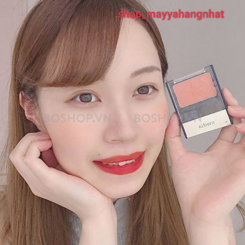 MÁ HỒNG KANEBO MEDIA BIRGHT UP CHEEK RS-03 NHẬT BẢN