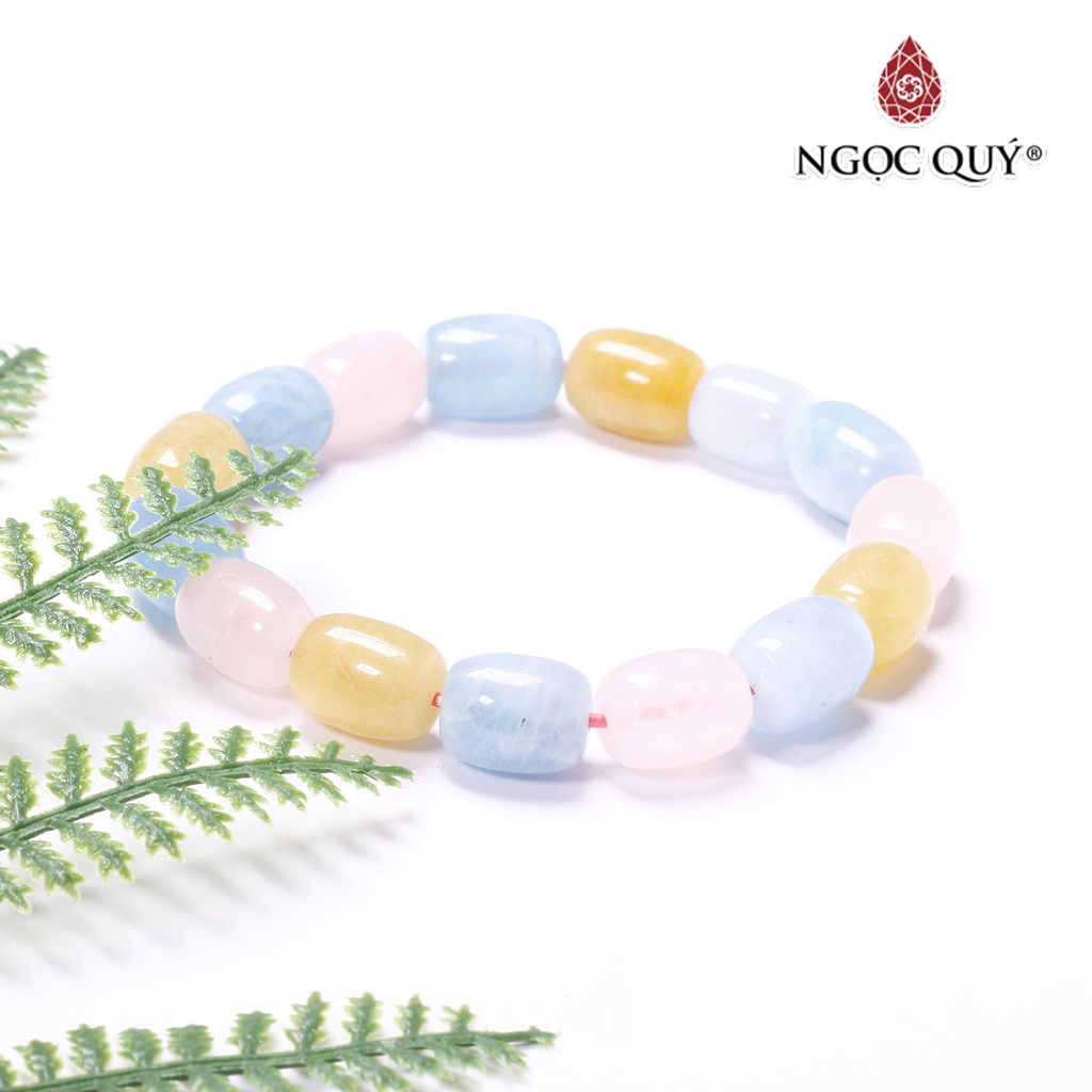 Vòng lu thống beryl đa sắc - Ngọc Quý