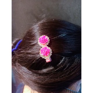 Kẹp tóc hoa hồng