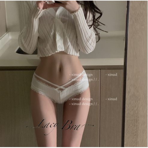  Quần Lót Nữ Cạp Dây Chéo Sexy Chất Tăm Mềm Mịn Cao Cấp Lacy Bra - QL42 | BigBuy360 - bigbuy360.vn