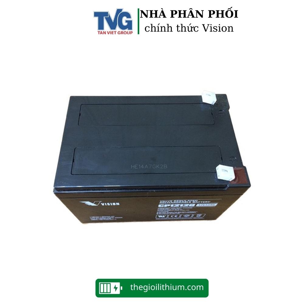 Ắc quy chính hãng Vision CP12120 12V 12Ah
