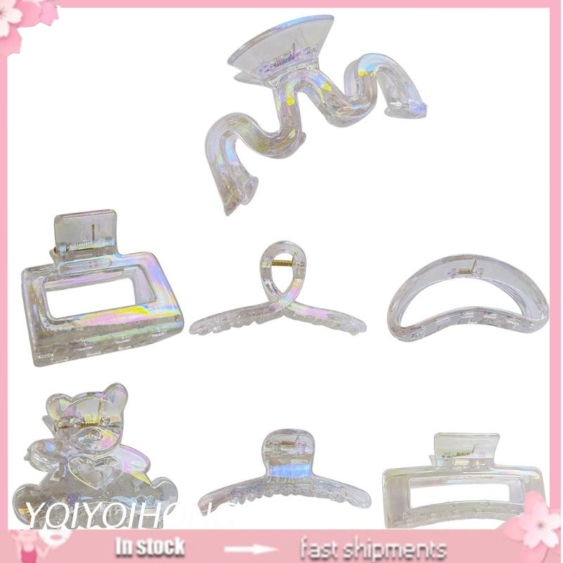 Kẹp tóc bằng nhựa resin nhiều hình dạng tùy chọn thời trang cho nữ