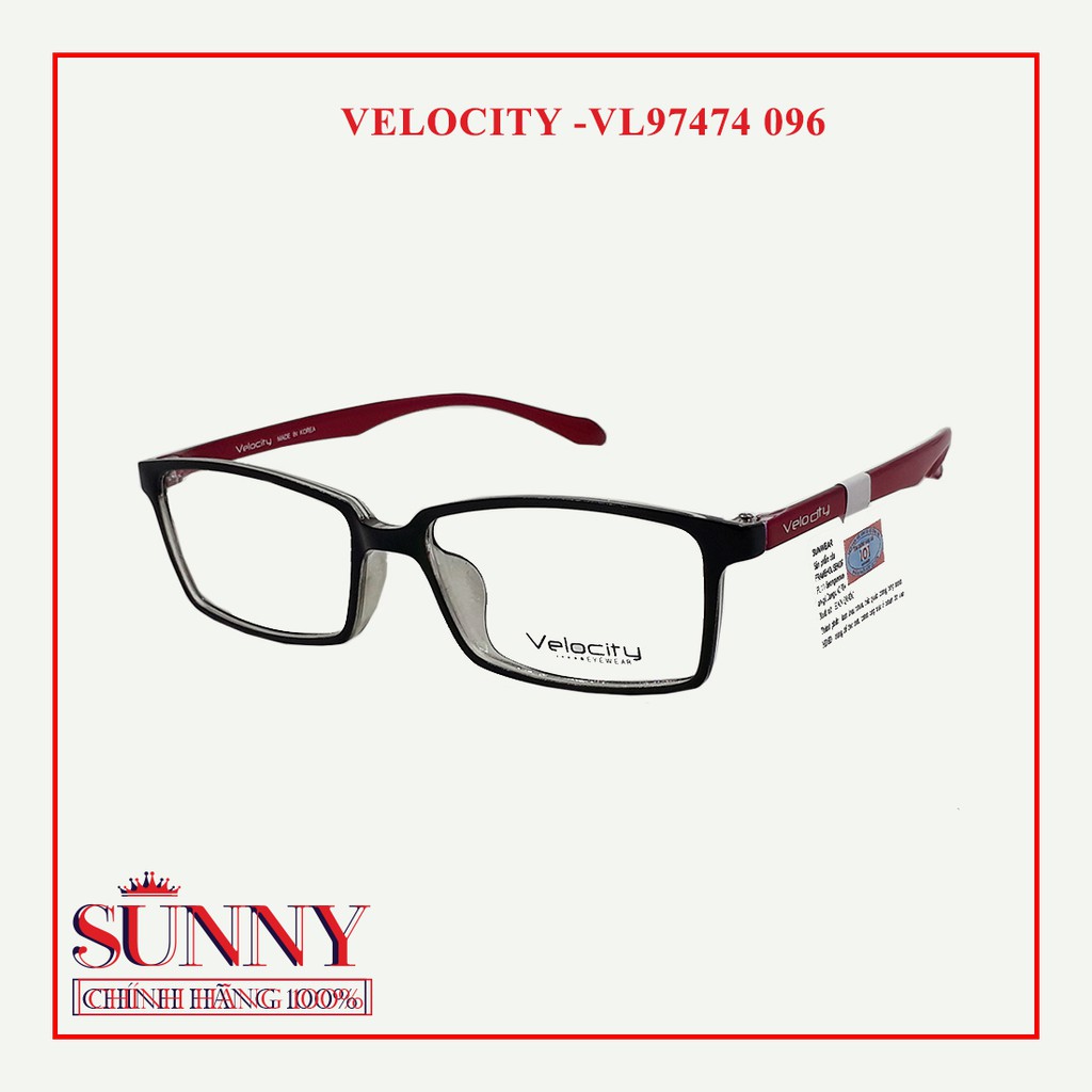 VL97474 - Gọng kính nam nữ Velocity chính hãng, bảo hành toàn quốc