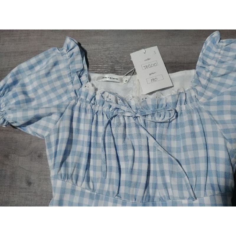 Váy caro Janet Studio