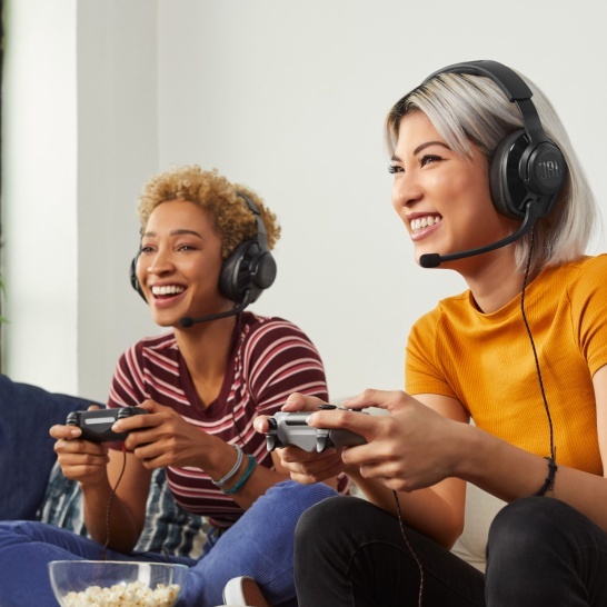 Tai Nghe Gaming Chụp Tai JBL Quantum 200 Màu Đen - Bảo Hành Chính Hãng 12 Tháng