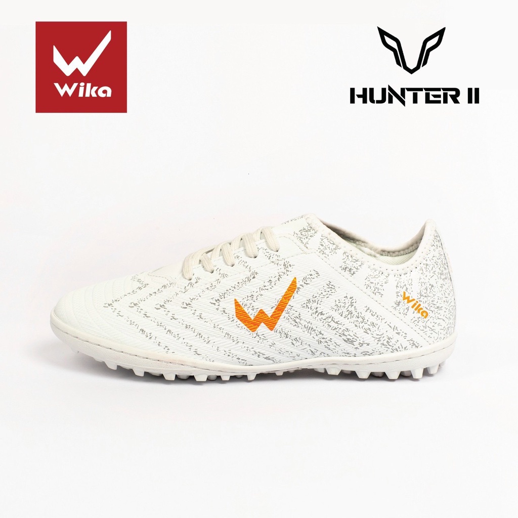 Giày Đá Bóng Nam Wika Hunter II Chính Hãng, Giày Bóng Đá Sân Cỏ Nhân Tạo Khâu Full Đế