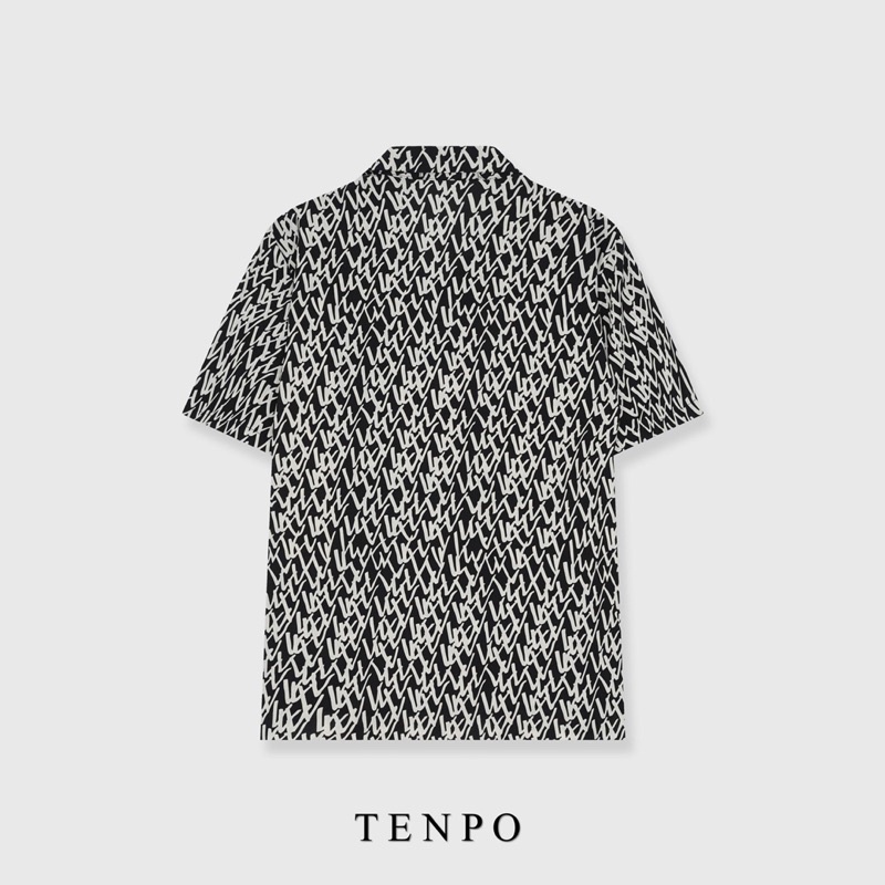 Áo sơ mi nam TENPO , vải lụa thoáng mát | Sơmi hoạ tiết