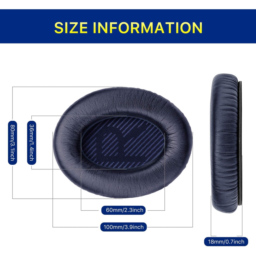 Đệm Bọc Bảo Vệ Tai Nghe Chụp Đầu Thay Thế Chuyên Dụng Cho Bose QuietComfort 35 QC35 &amp; Qc