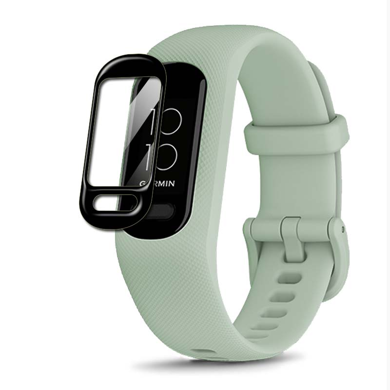 Kính Cường Lực 3D Mềm Bảo Vệ Màn Hình Đồng Hồ Thông Minh Garmin Vivosmart 5