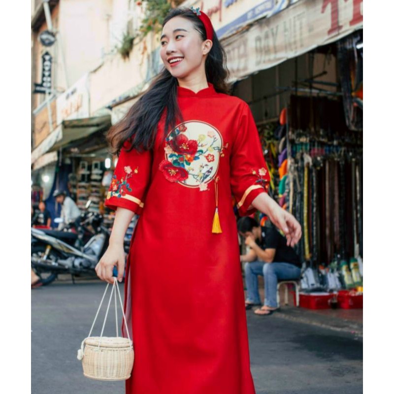 ÁO DÀI CÁT TƯỜNG MAY MẮN ĐÓN TẾT⚡HỖ TRỢ SHIP 20K⚡GIÁ RẺ TẬN XƯỞNG | BigBuy360 - bigbuy360.vn