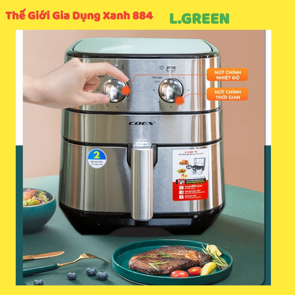 NỒI CHIÊN KHÔNG DẦU 5L COEX AFC-3119