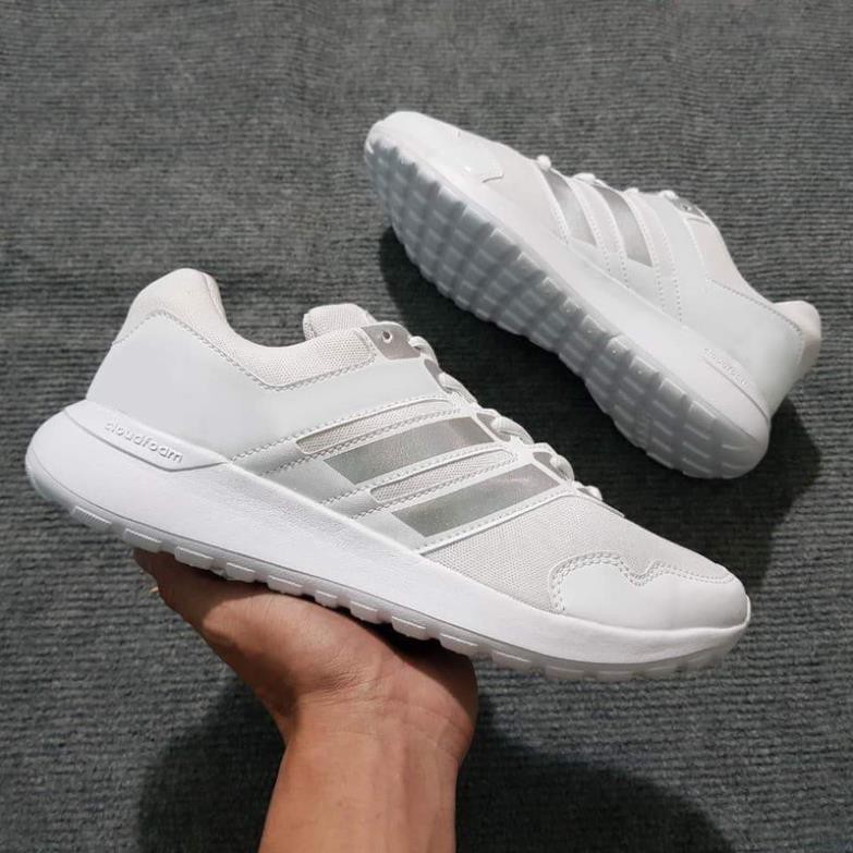 Giày thể thao sneaker nam nữ đen full và trắng full size từ 35 đến 44 đế siêu vải lưới thoáng khí (X86FASHION-FULL)