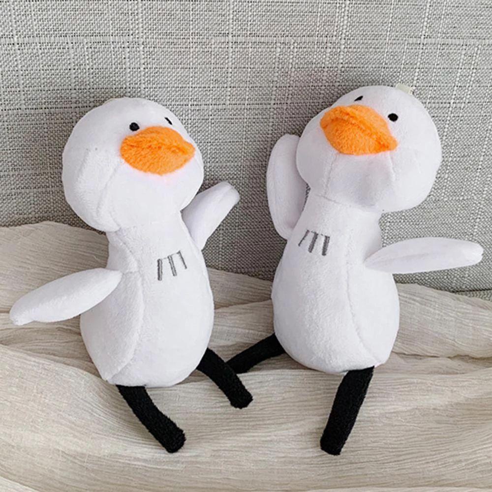 Đồ chơi nhồi bông Hình Vịt Trắng Dễ Thương Cho Bé