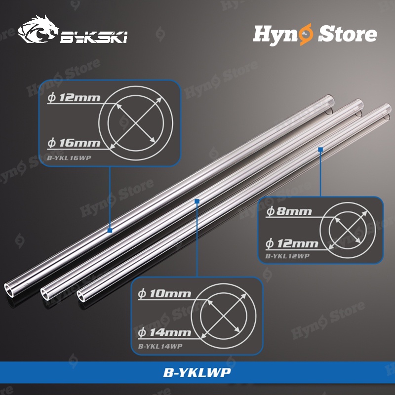 Combo 5 ống cứng Acrylic 1M Bykski full size tản nhiệt nước custom Hyno Store