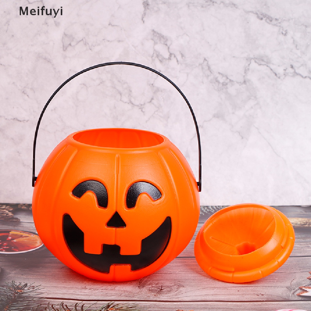 Xô Nhựa Đựng Bí Ngô Trang Trí Halloween